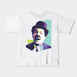Charlie Chaplin WPAP Kids T-Shirt